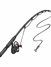 Long Fishing Rods with Reel