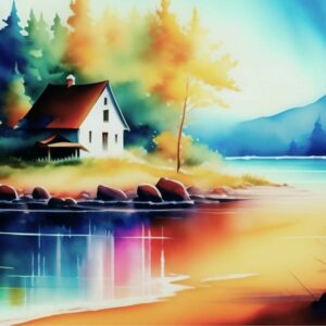Painting House by Water