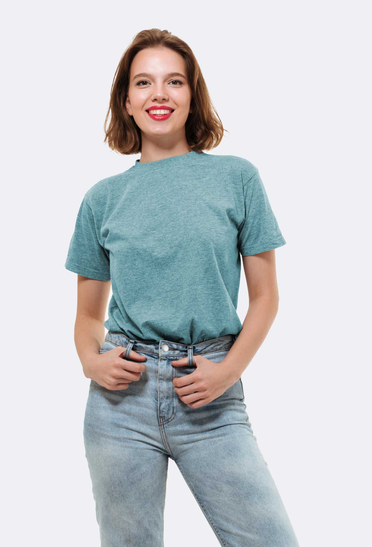 Contrast Round Neck T-shirts